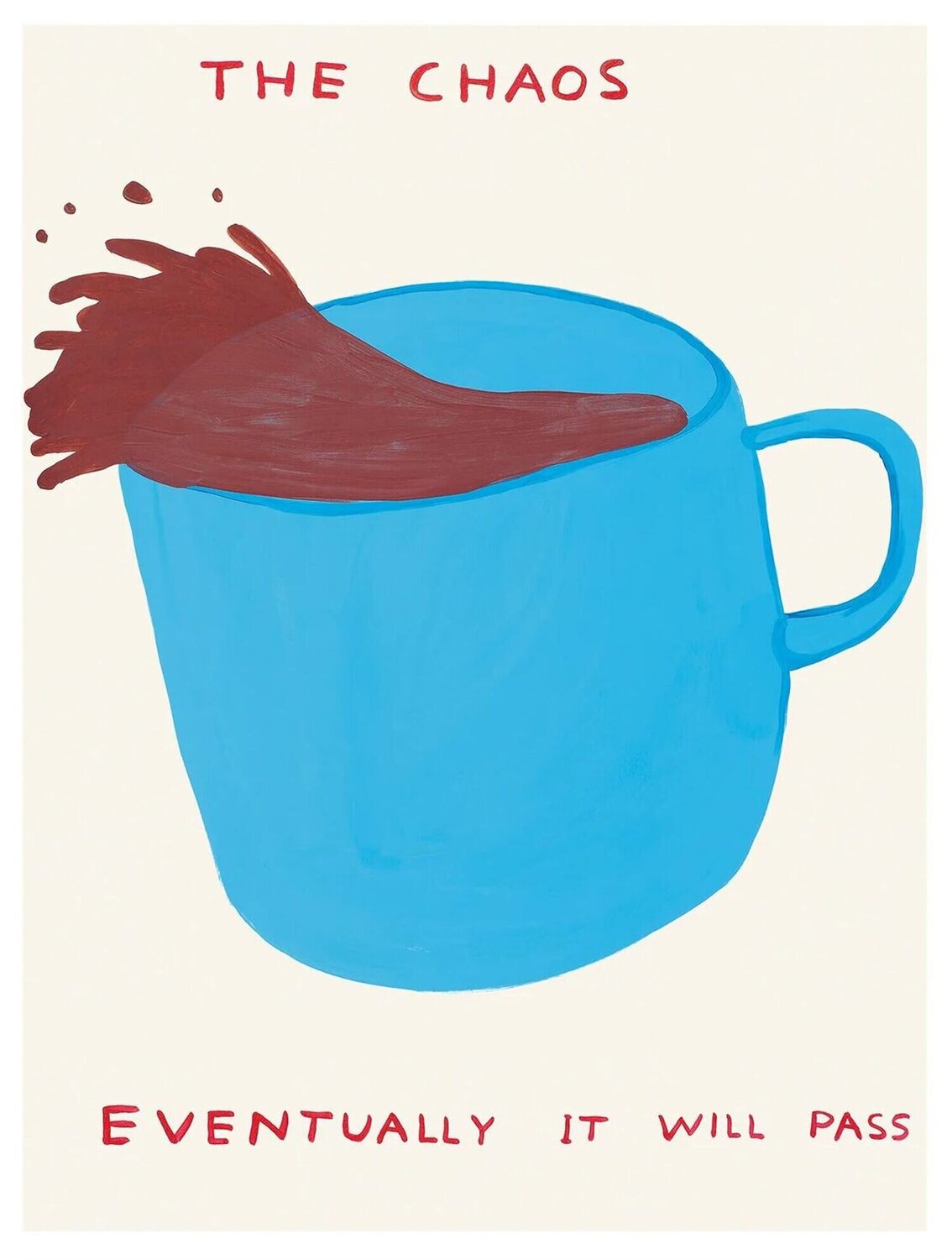The Chaos David Shrigley Stampa in vendita