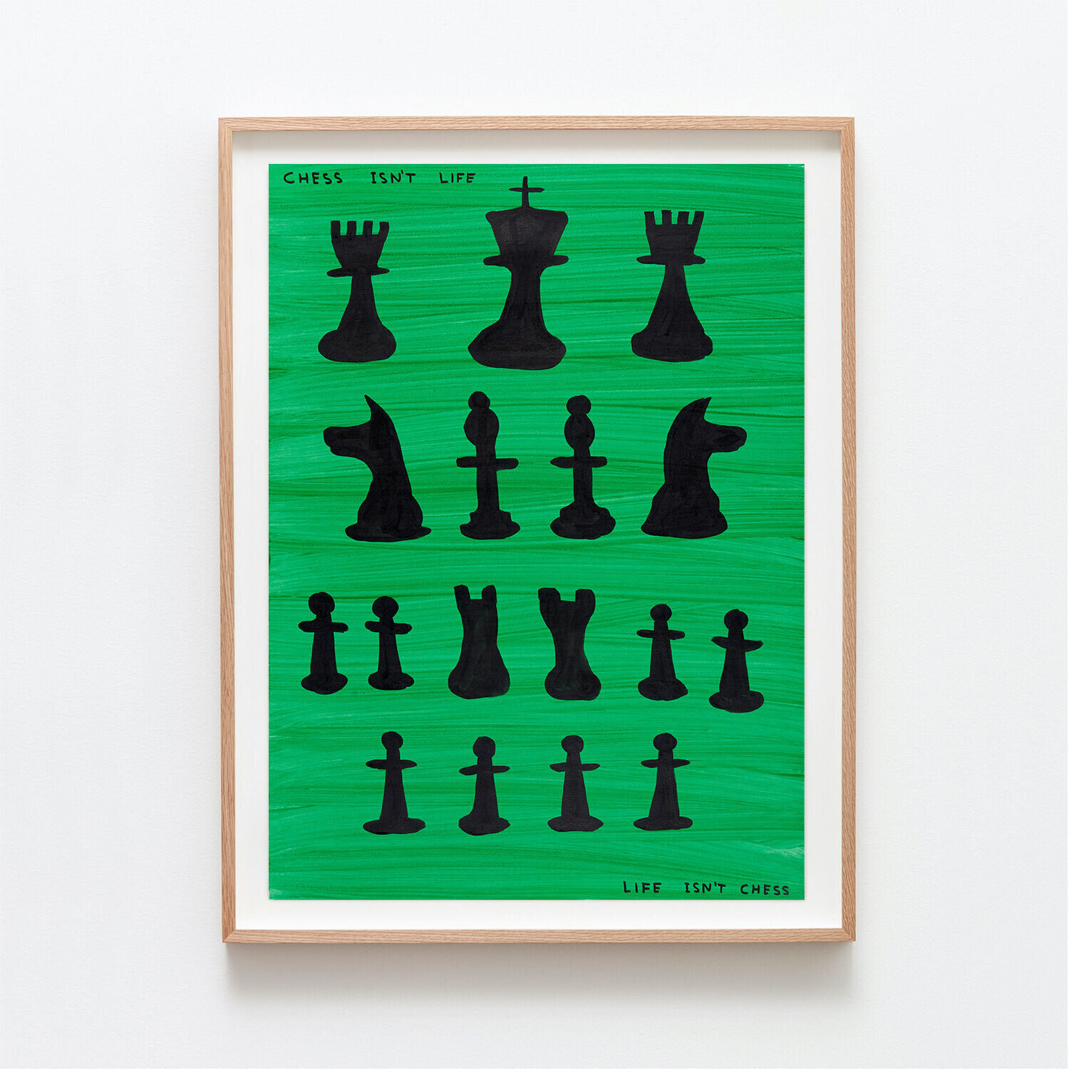 Untitled (Chess isn't life) David Shrigley Werk auf Papier zu verkaufen