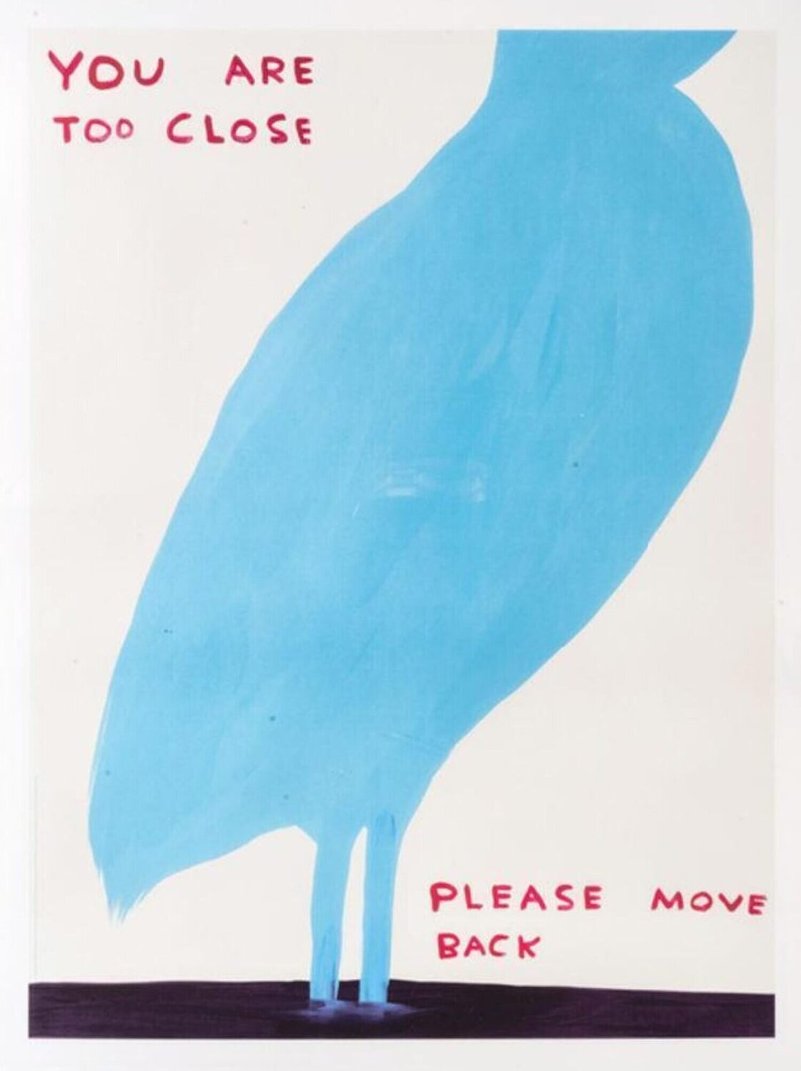 You Are Too Close David Shrigley Afdruk te koop
