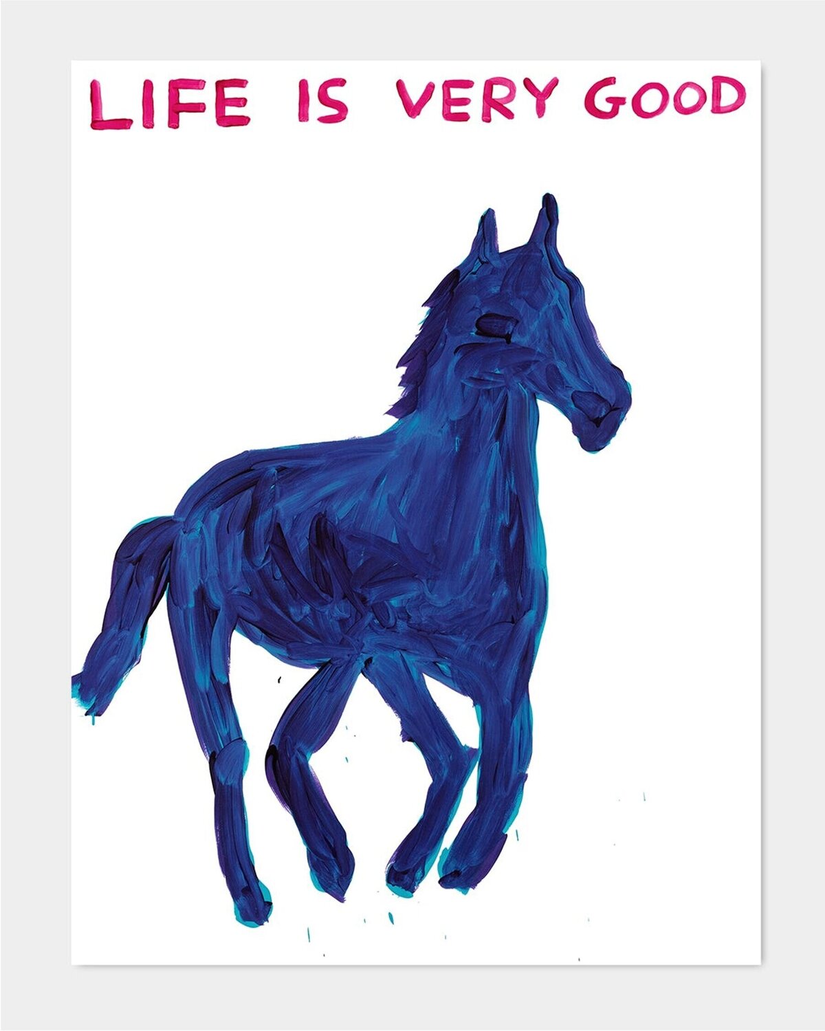 Life Is Very Good David Shrigley Stampa in vendita