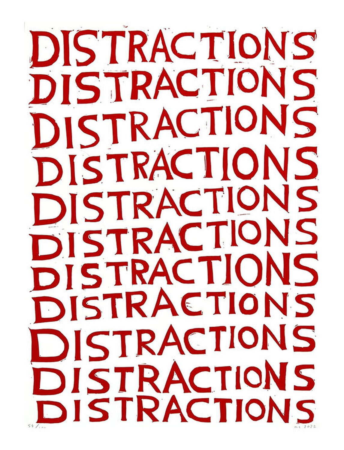 Distractions David Shrigley Impresión en venta
