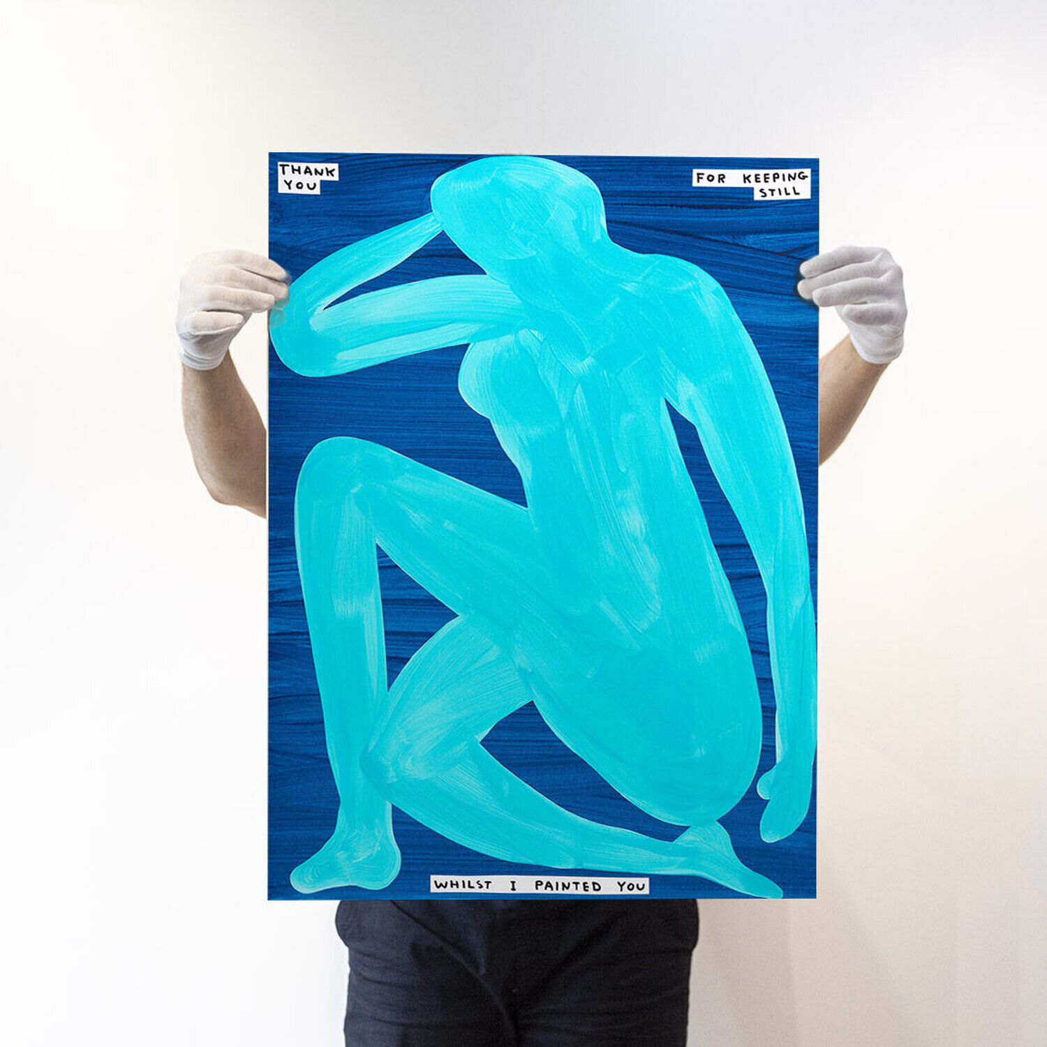 Thank You For Keeping Still David Shrigley Stampa in vendita