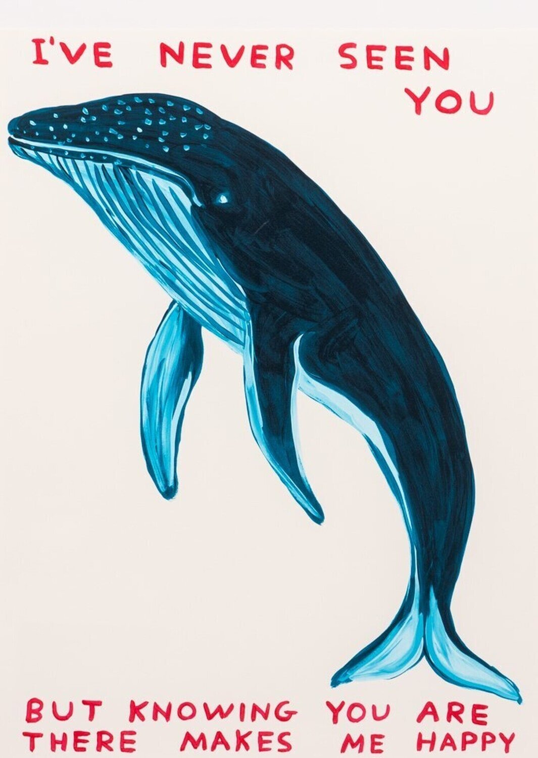 I've Never Seen You (Signed & Framed) David Shrigley Afdruk te koop