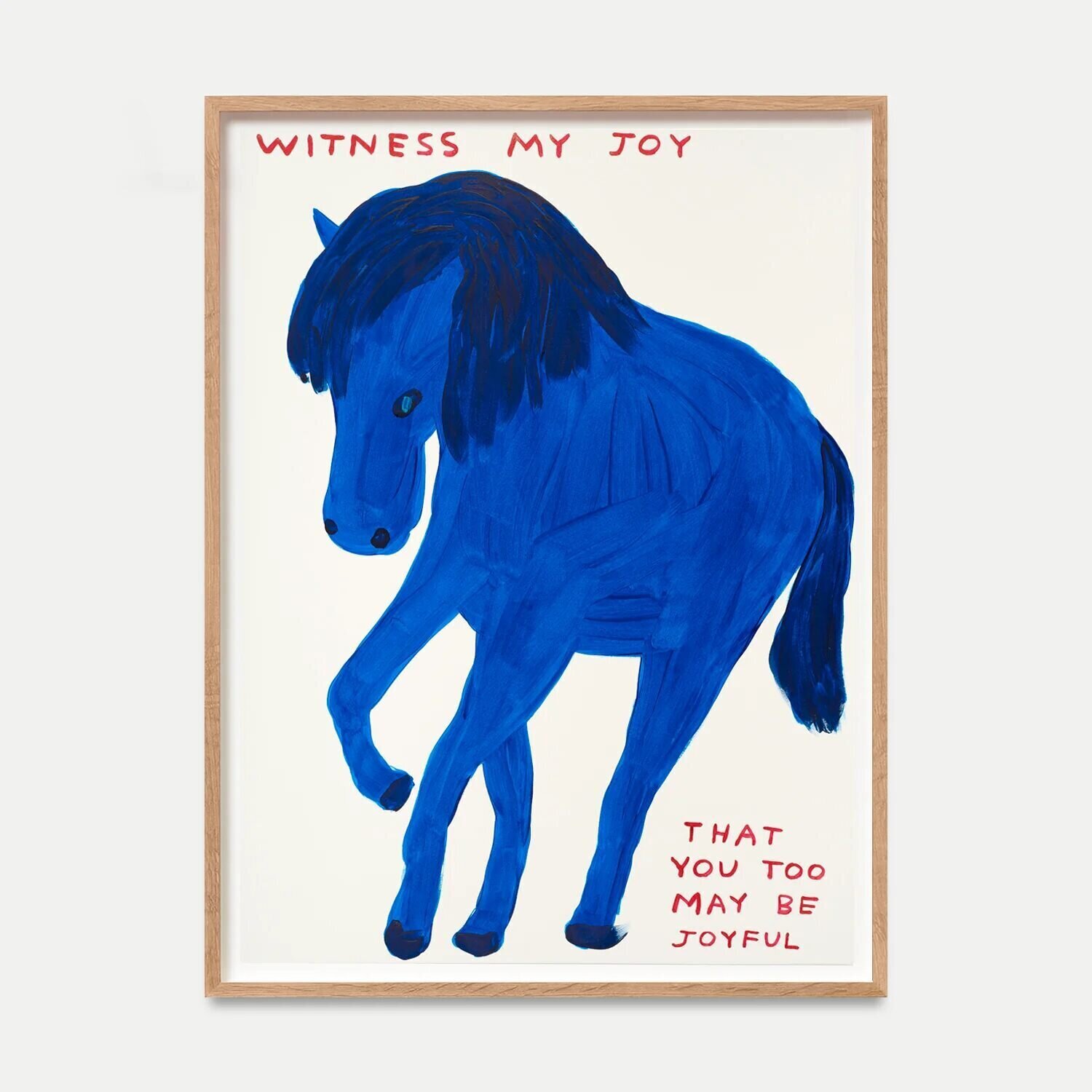 Witness My Joy David Shrigley Stampa in vendita