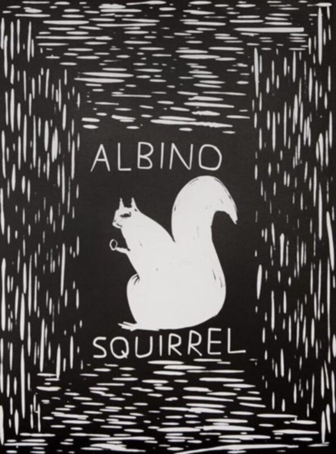 Albino Squirrel David Shrigley Impresión en venta