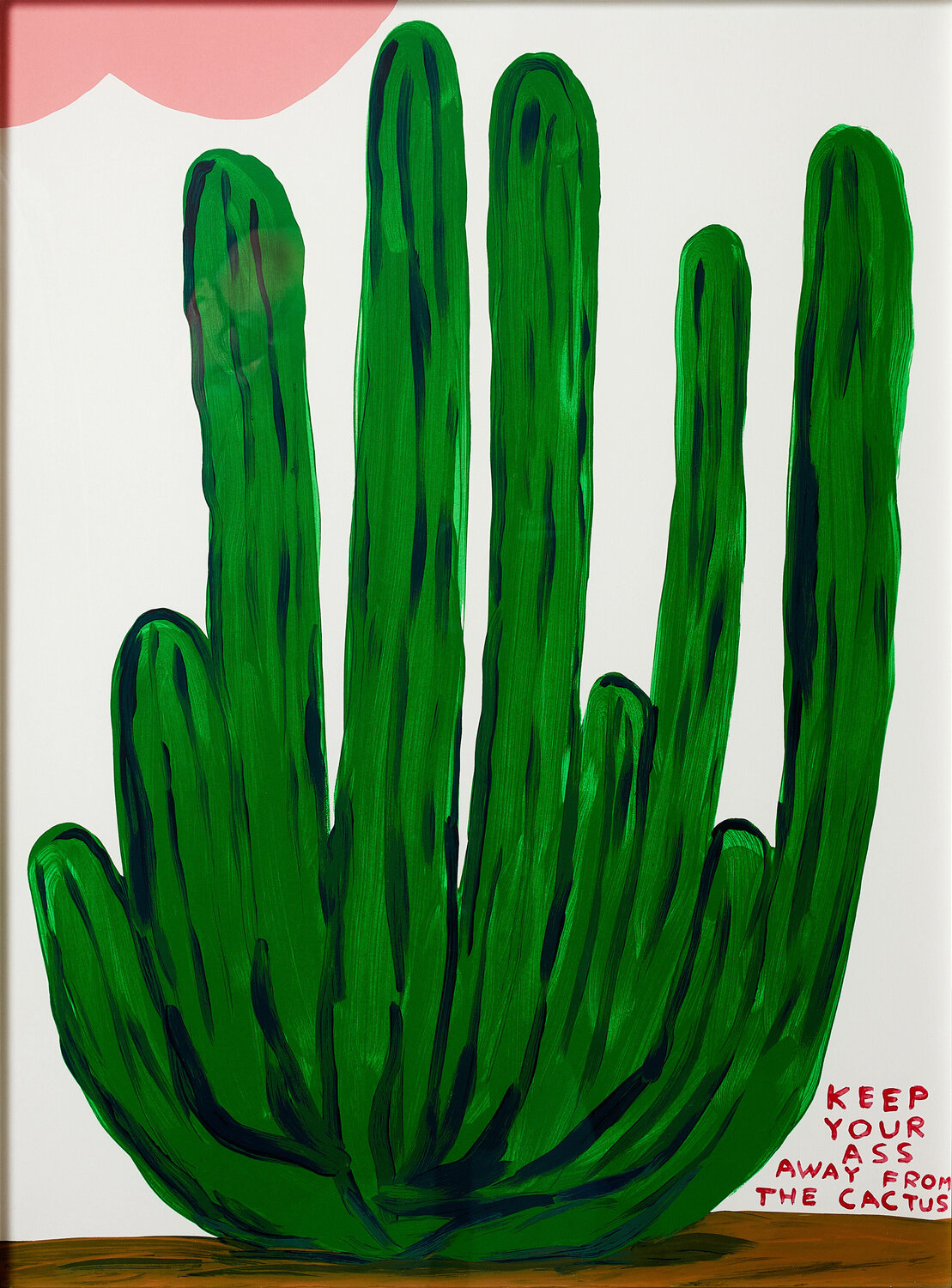 Keep Your Ass Away From The Cactus David Shrigley Stampa in vendita
