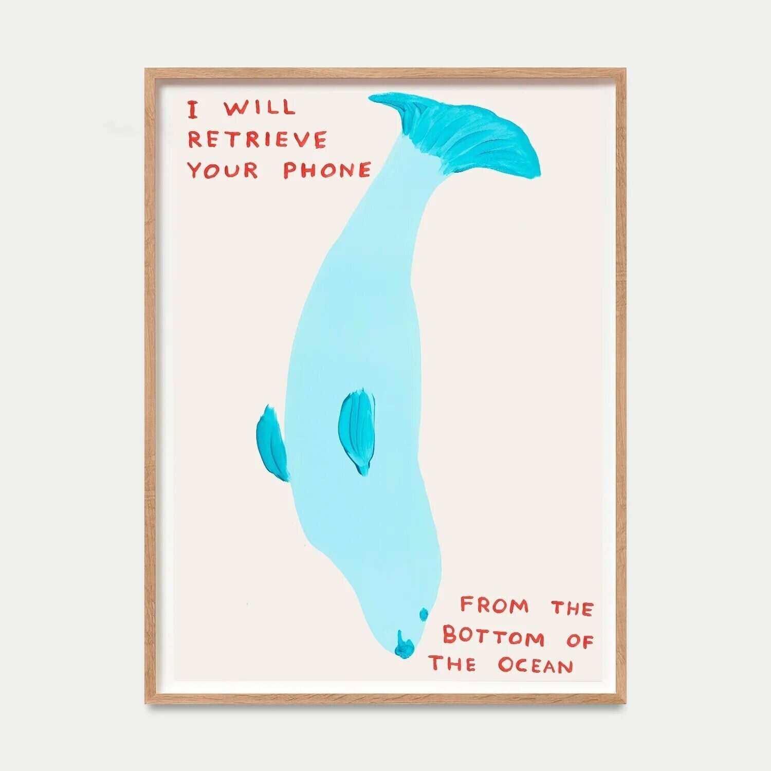 I Will Retrieve Your Phone David Shrigley Stampa in vendita