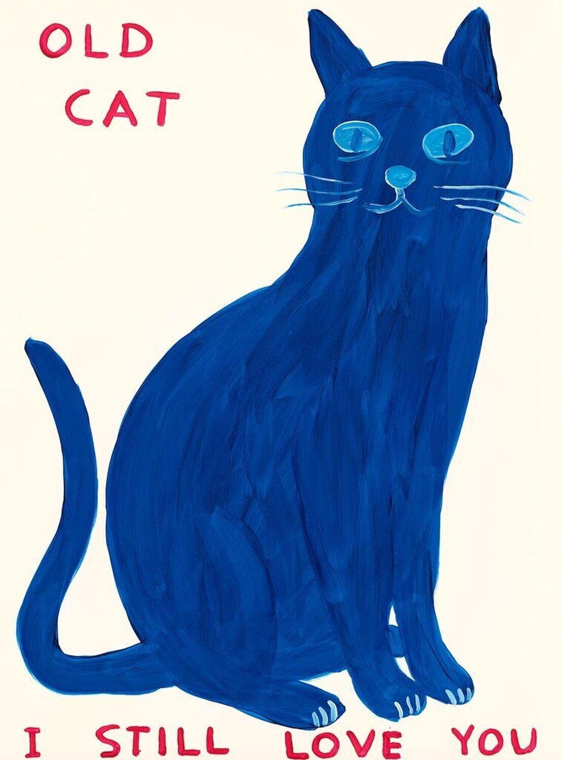 Old Cat David Shrigley Stampa in vendita