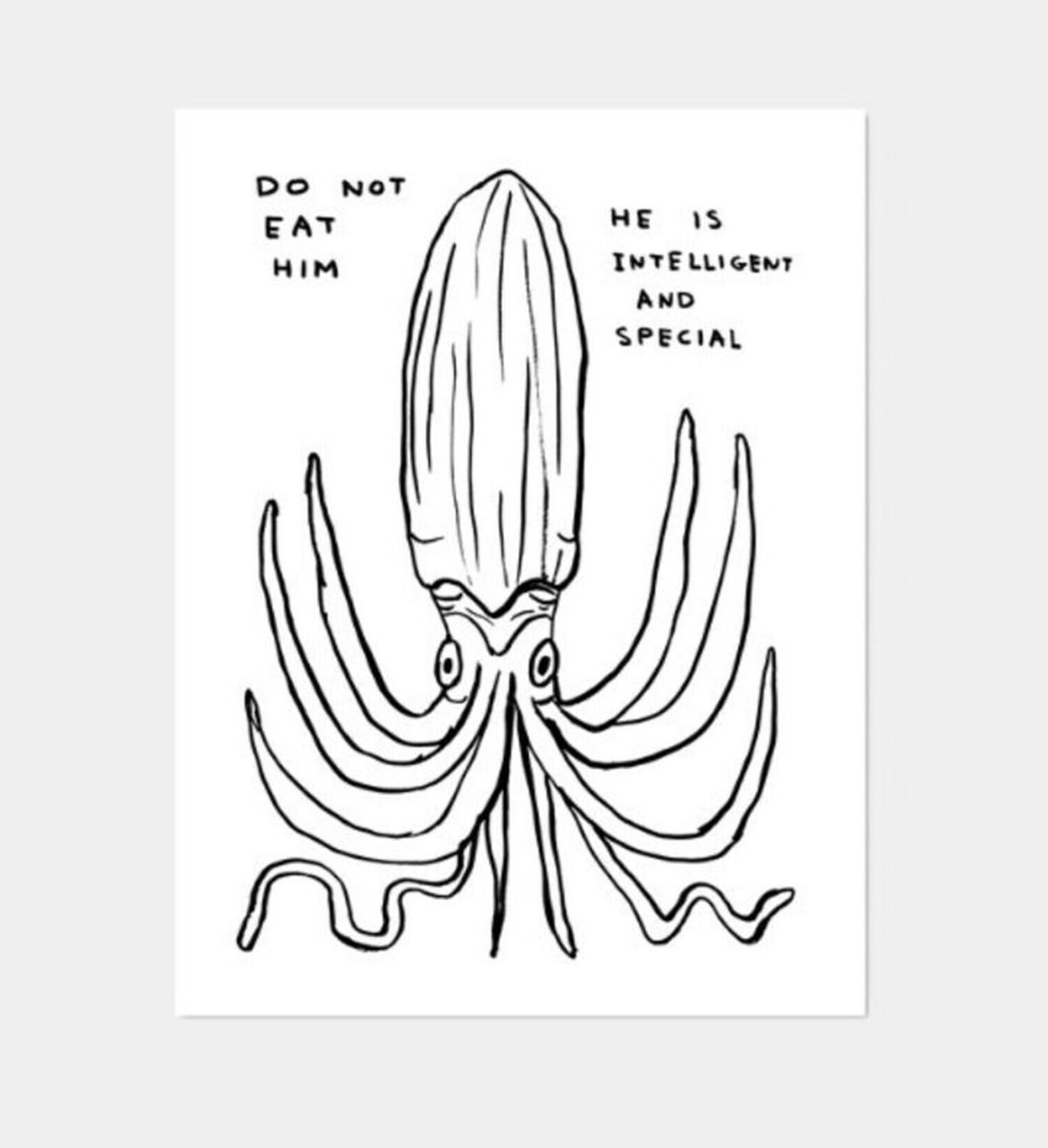 Do Not Eat Him David Shrigley Druck zu verkaufen