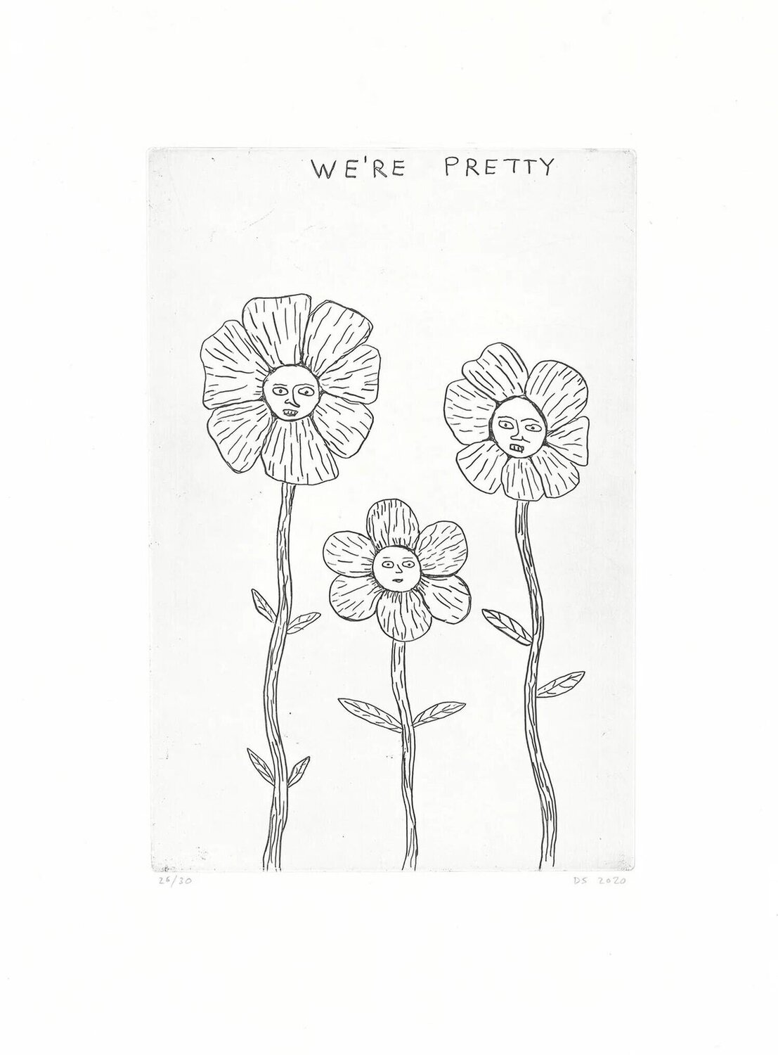 WE’RE PRETTY David Shrigley Impresión en venta