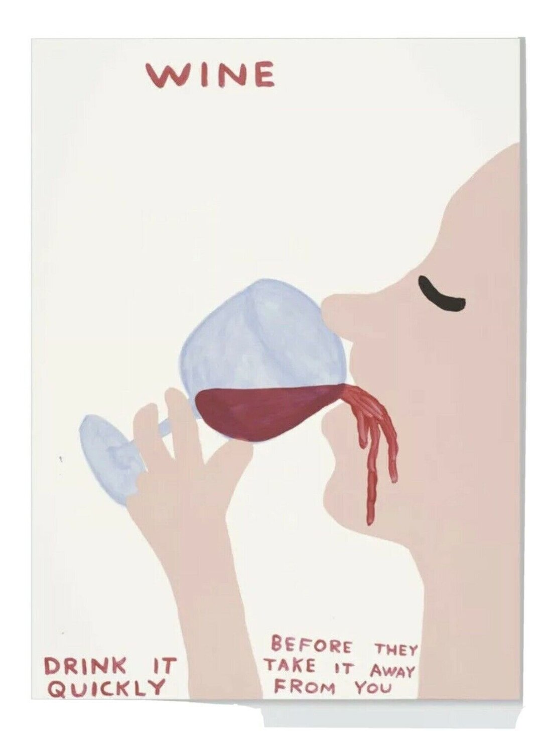 WINE David Shrigley Édition à vendre