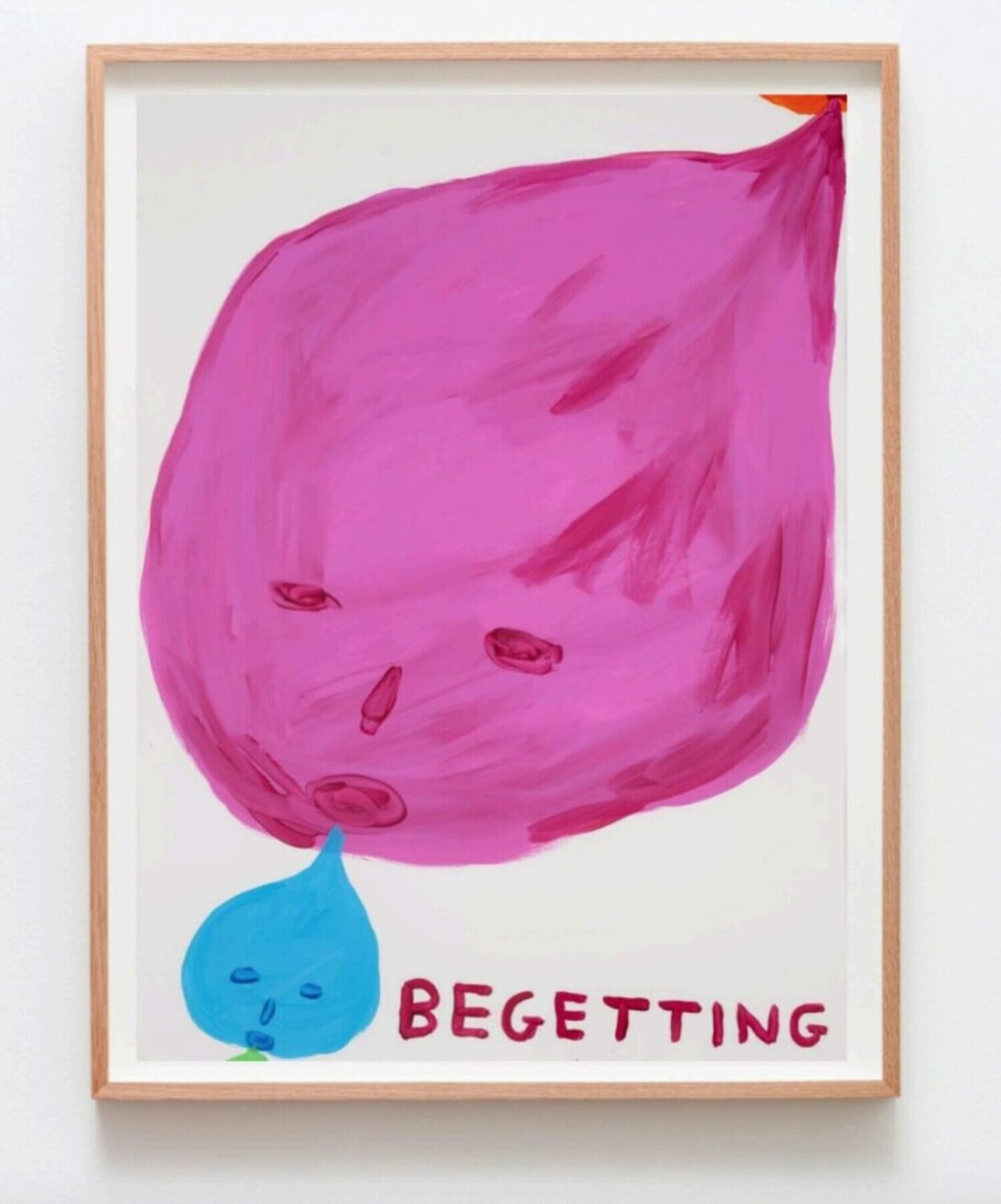 Begetting David Shrigley Pintura original en venta