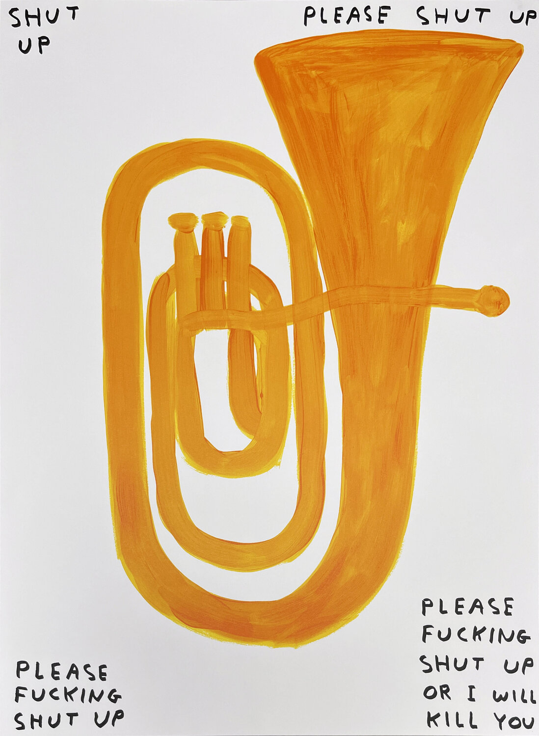 Shut Up David Shrigley Édition à vendre