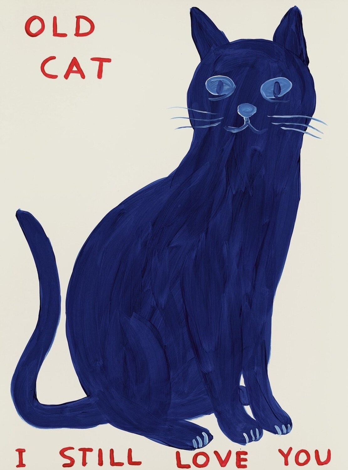 Old Cat David Shrigley Stampa in vendita