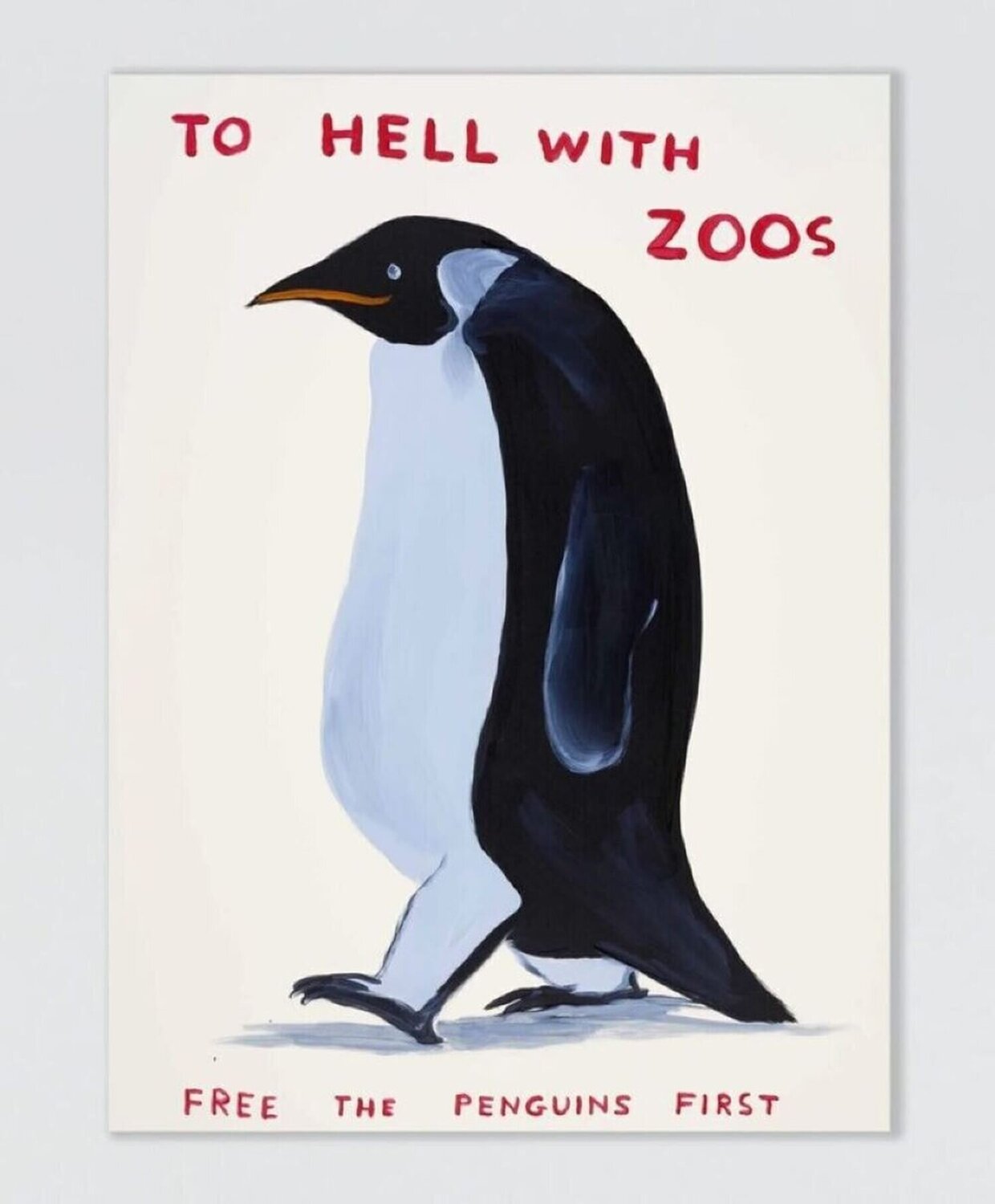 To Hell With Zoos David Shrigley Stampa in vendita