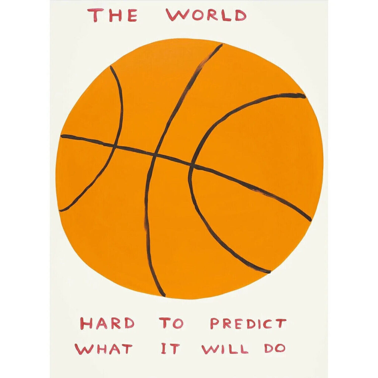The World David Shrigley Stampa in vendita