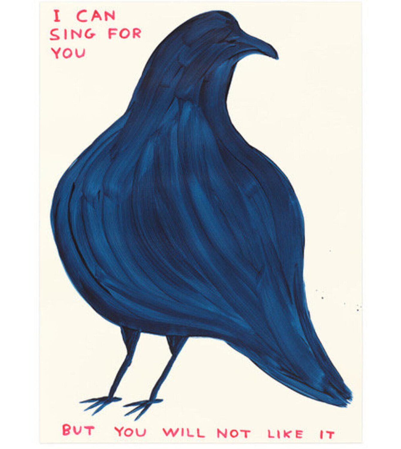David Shrigley I Can Sing For You David Shrigley Dipinto originale in vendita
