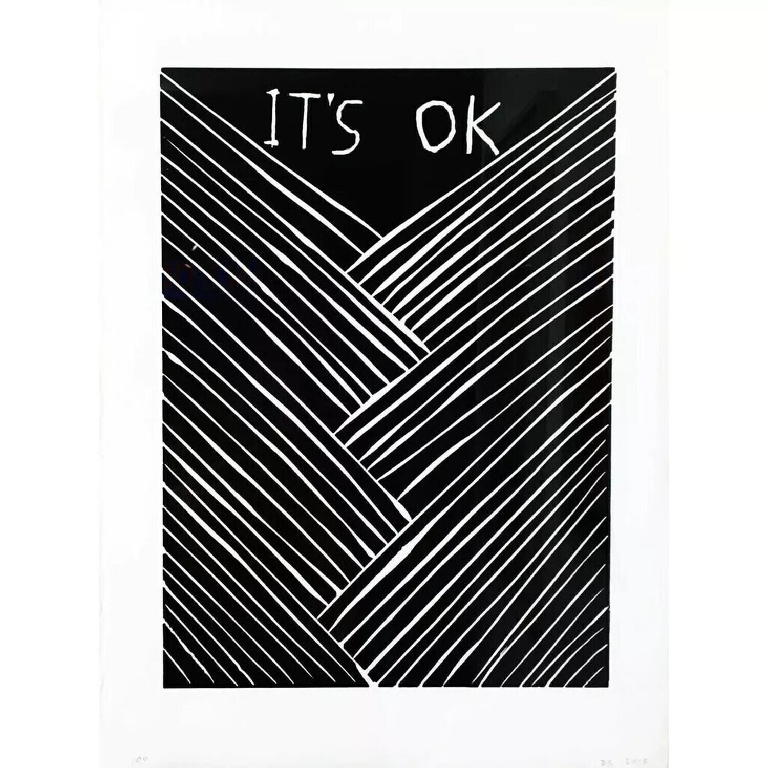 It's OK David Shrigley Stampa in vendita