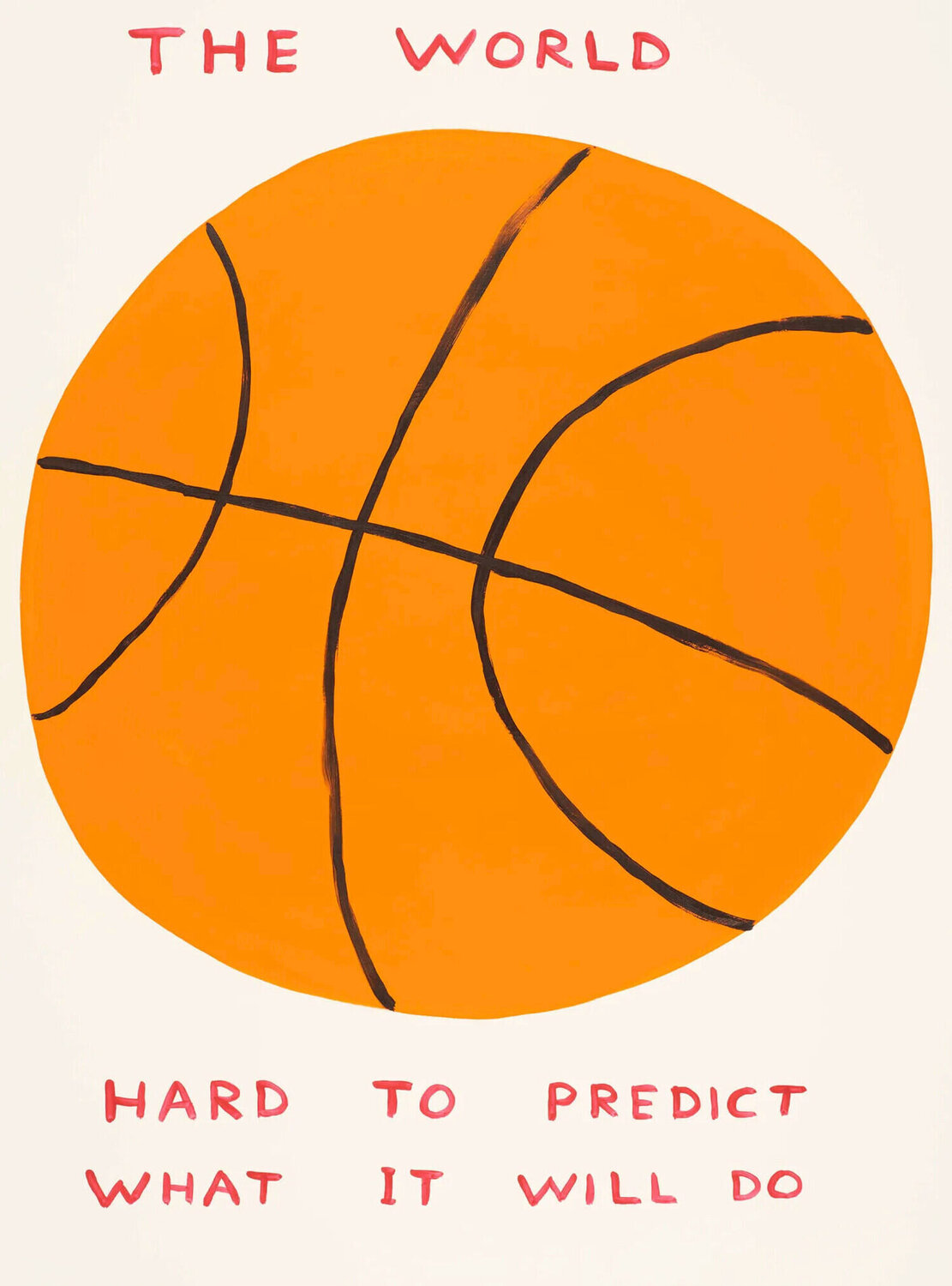 The World David Shrigley Stampa in vendita