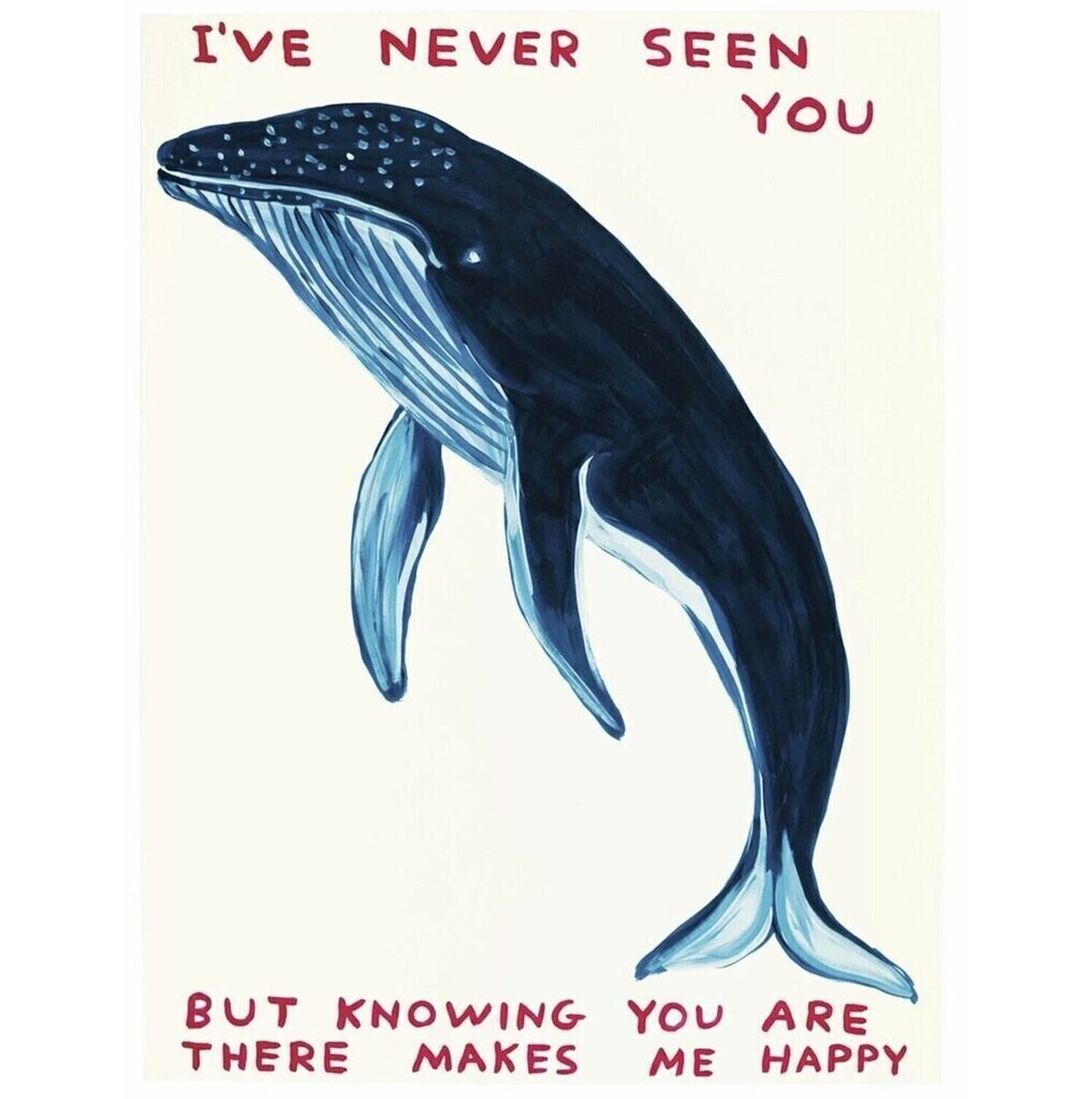 I've Never Seen You David Shrigley Print for sale