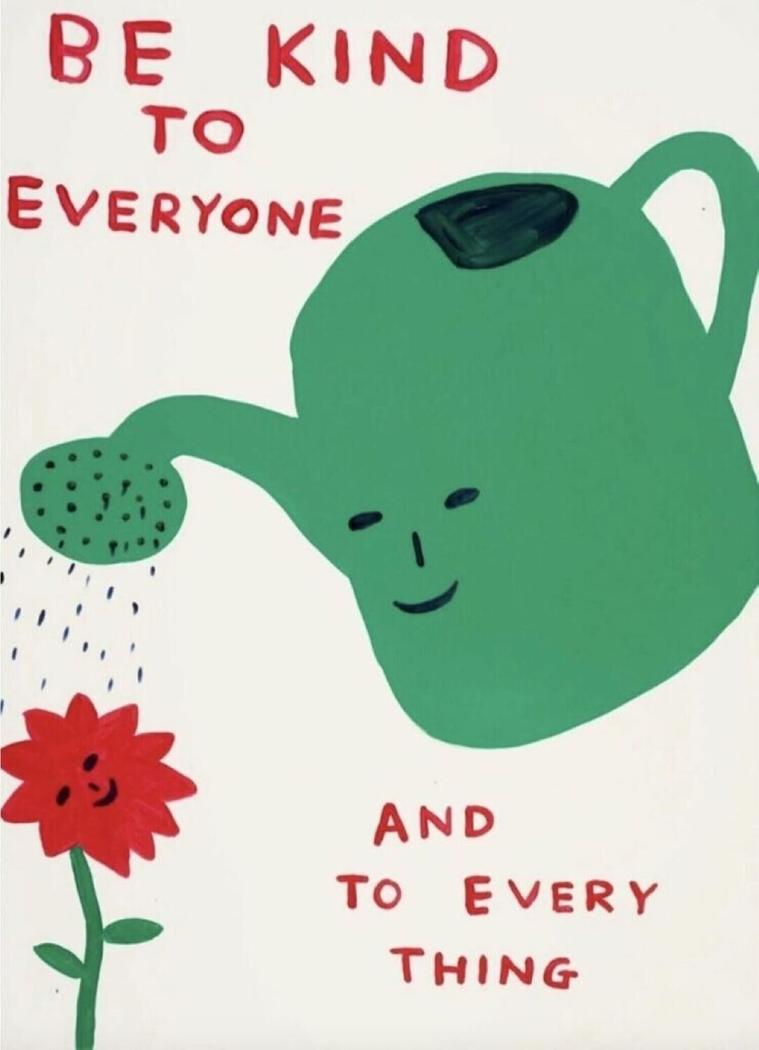 Be Kind David Shrigley Stampa in vendita