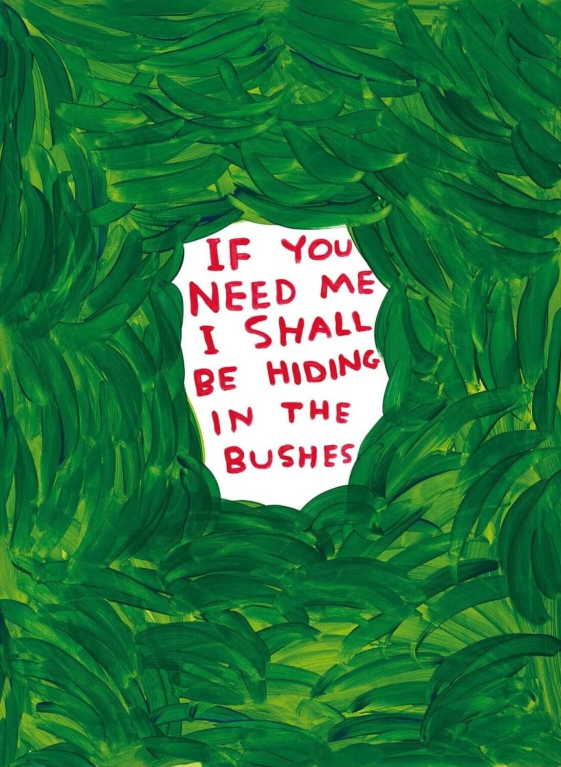 If you need me David Shrigley Impresión en venta