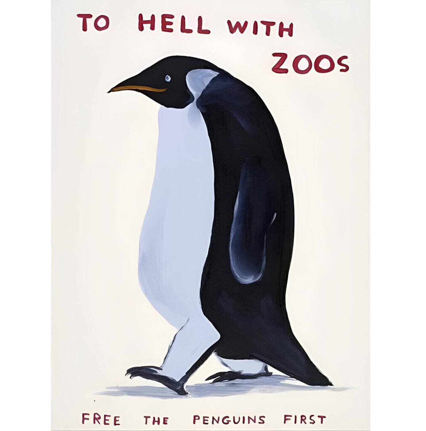 Zoos David Shrigley Print for sale