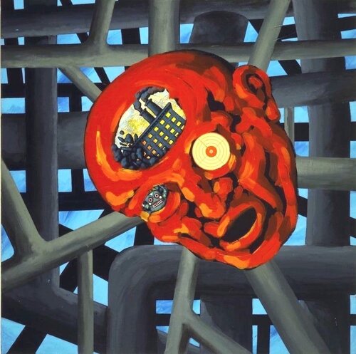 Untitled (Alien Mind) by David Wojnarowicz, Painting for Sale on Singulart