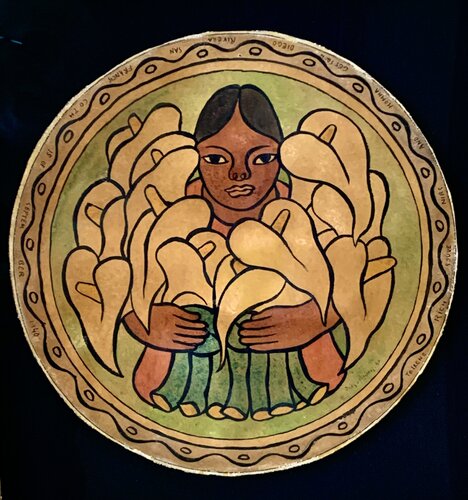 Nina Con Alcatraz by Diego Rivera, Painting for Sale on Singulart