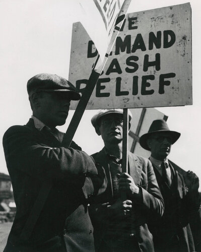 Demonstration, San Francisco di Dorothea Lange, Fotografia in vendita su Singulart