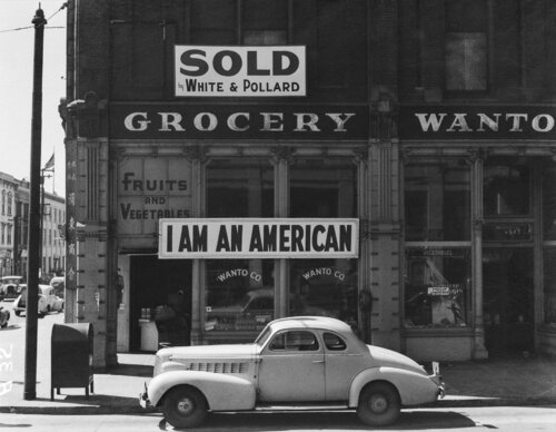 I Am an American, Oakland van Dorothea Lange, Fotografie te koop op Singulart