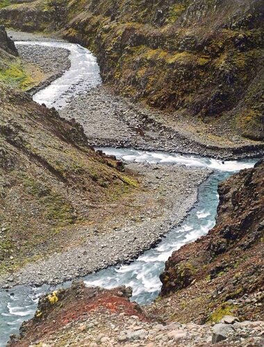 River Canyon Junction - Öxnadalsheidhi von Eliot Porter, Fotografie kaufen auf Singulart