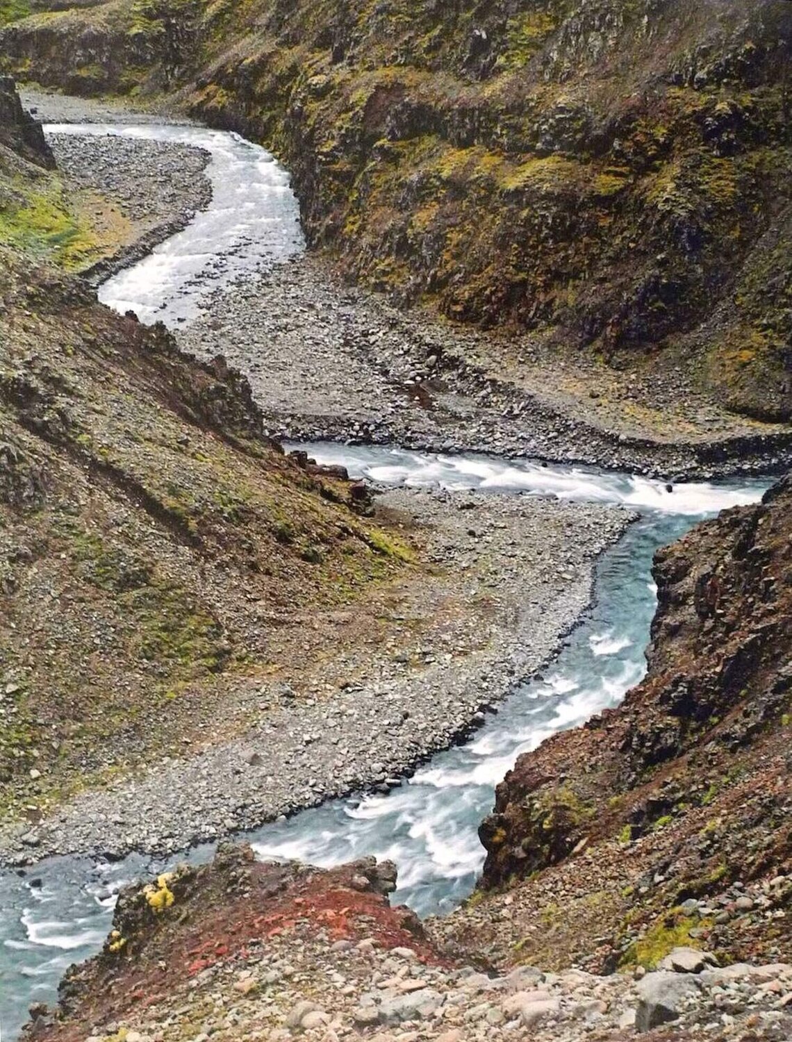 River Canyon Junction - Öxnadalsheidhi Eliot Porter