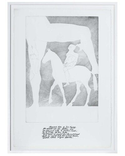 The Canterbury Tales: Tale of Sir Thopas de Elisabeth Frink, Impresión a la venta en Singulart