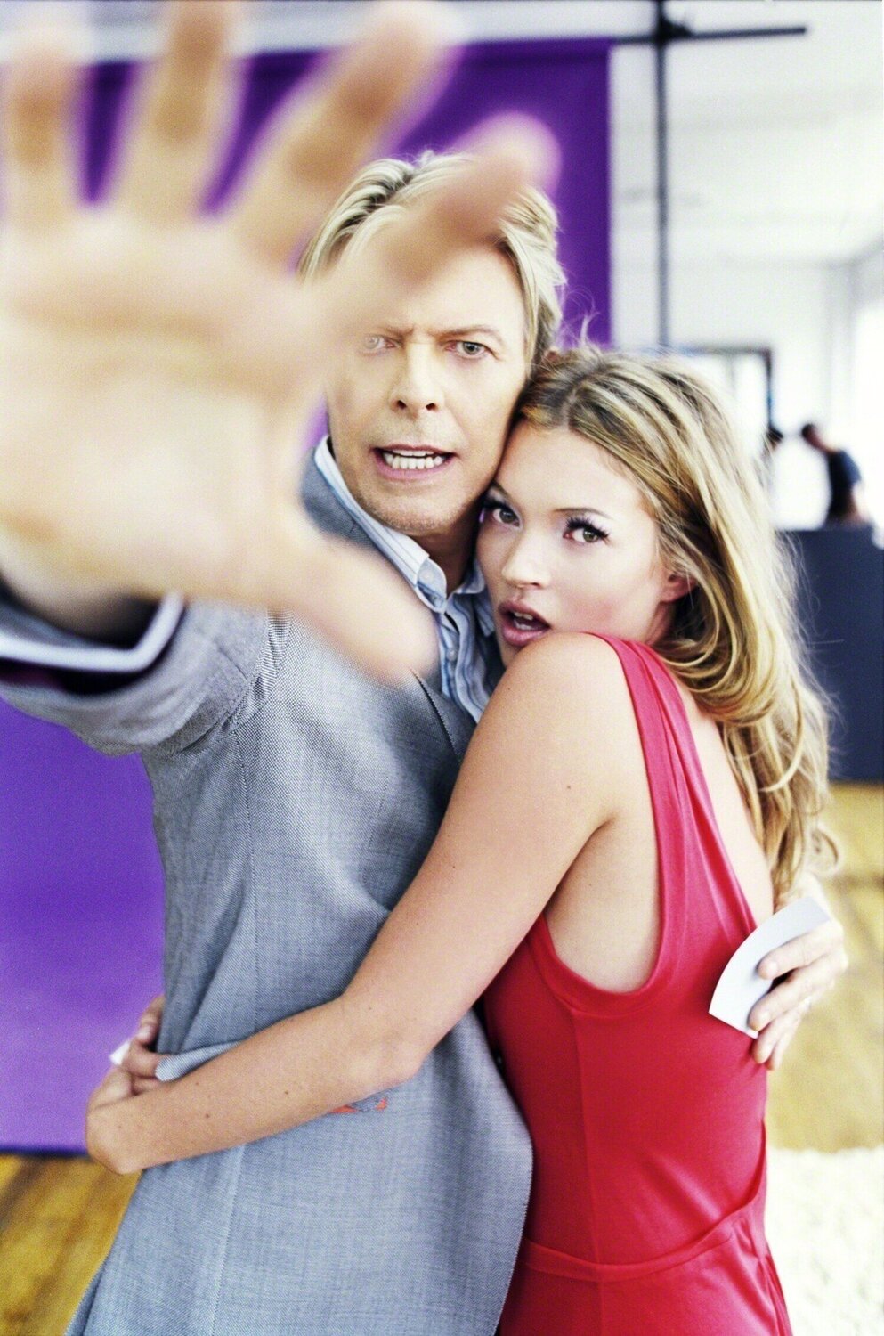 David Bowie and Kate Moss, Q Magazine Ellen von Unwerth