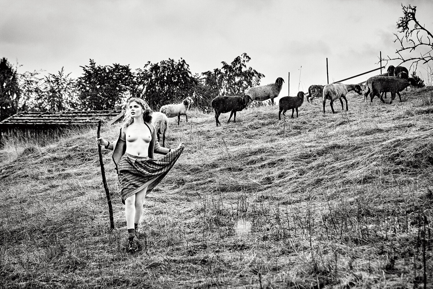 Heimat I, Shepherd Girl Ellen von Unwerth