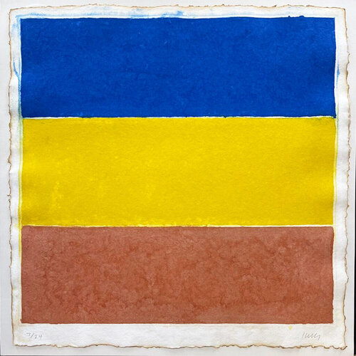 Colored Paper Image XVI (Blue/Yellow/Red) van Ellsworth Kelly, Afdruk te koop op Singulart