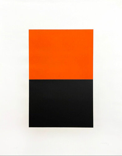 Untitled (Orange/Black) van Ellsworth Kelly, Afdruk te koop op Singulart
