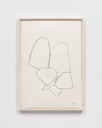 String Bean Leaves III (Haricot Vert III) van Ellsworth Kelly, Afdruk te koop op Singulart