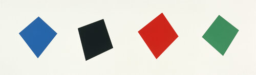 Blue/Black/Red/Green di Ellsworth Kelly, Stampa in vendita su Singulart
