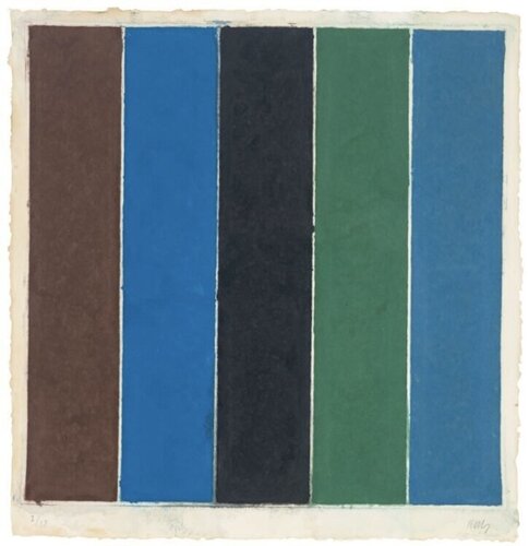 Colored Paper Image XIX di Ellsworth Kelly, Stampa in vendita su Singulart
