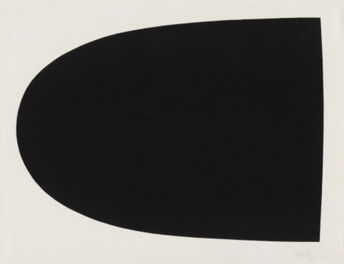 Black, from the 9 Portfolio van Ellsworth Kelly, Afdruk te koop op Singulart