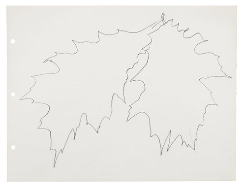 Oak (2 Leaves) van Ellsworth Kelly, Werk op papier te koop op Singulart