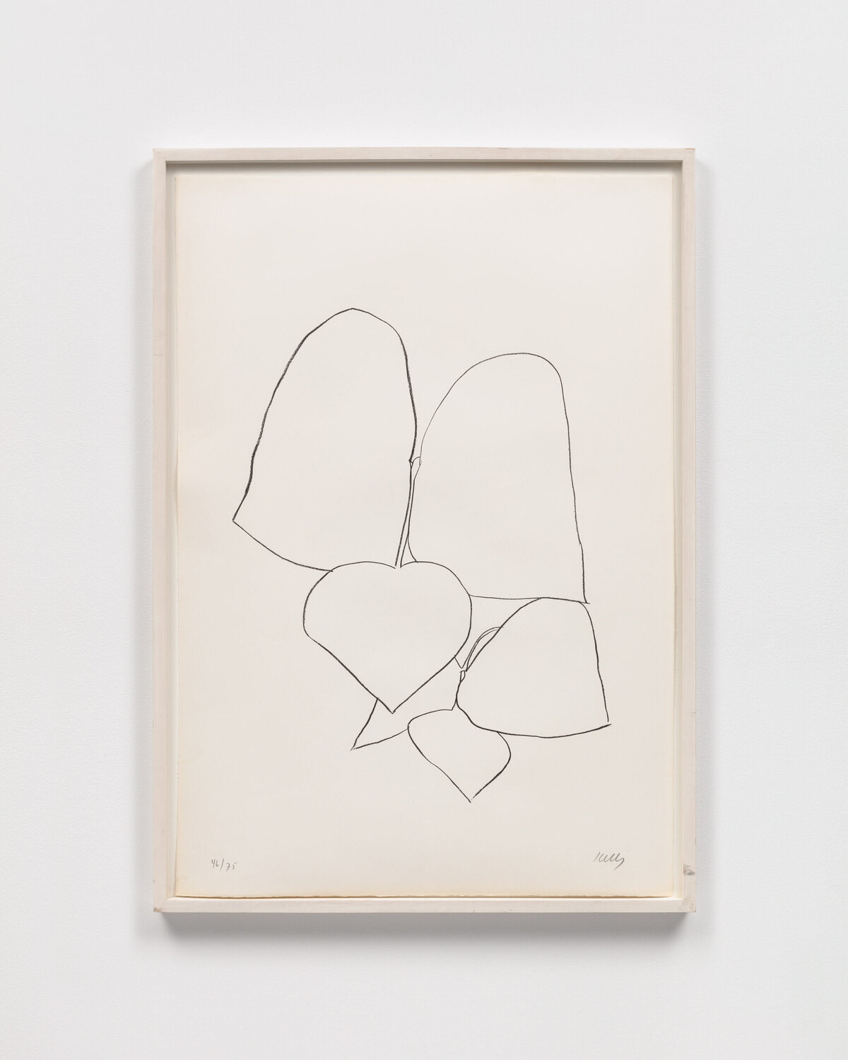String Bean Leaves III (Haricot Vert III) Ellsworth Kelly