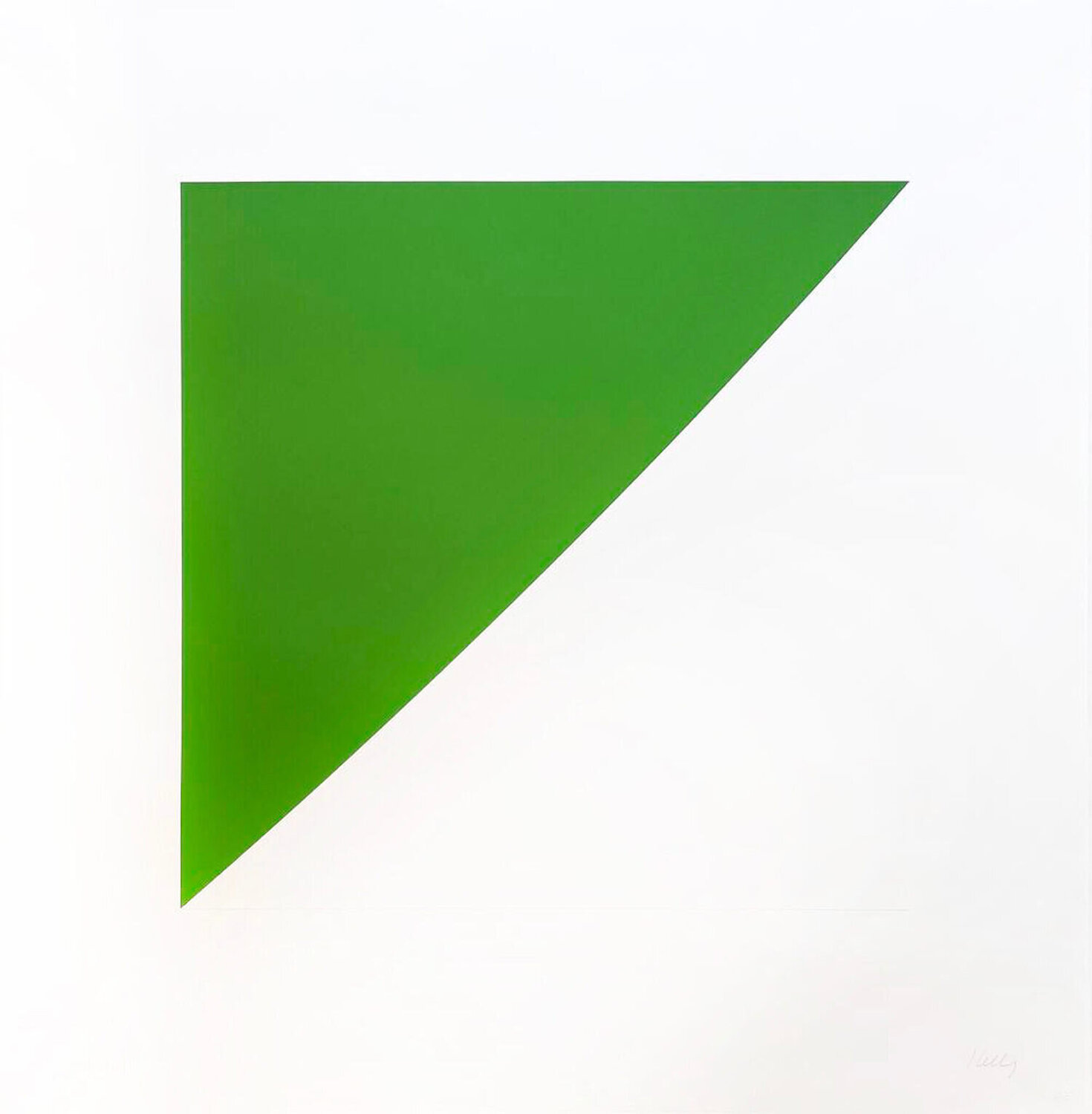 Green Curve with Radius of 20' Ellsworth Kelly Druck zu verkaufen