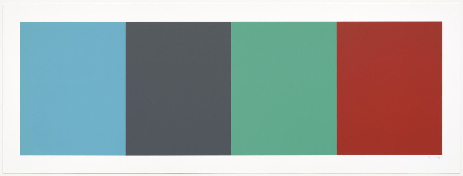 Blue Gray Green Red Ellsworth Kelly