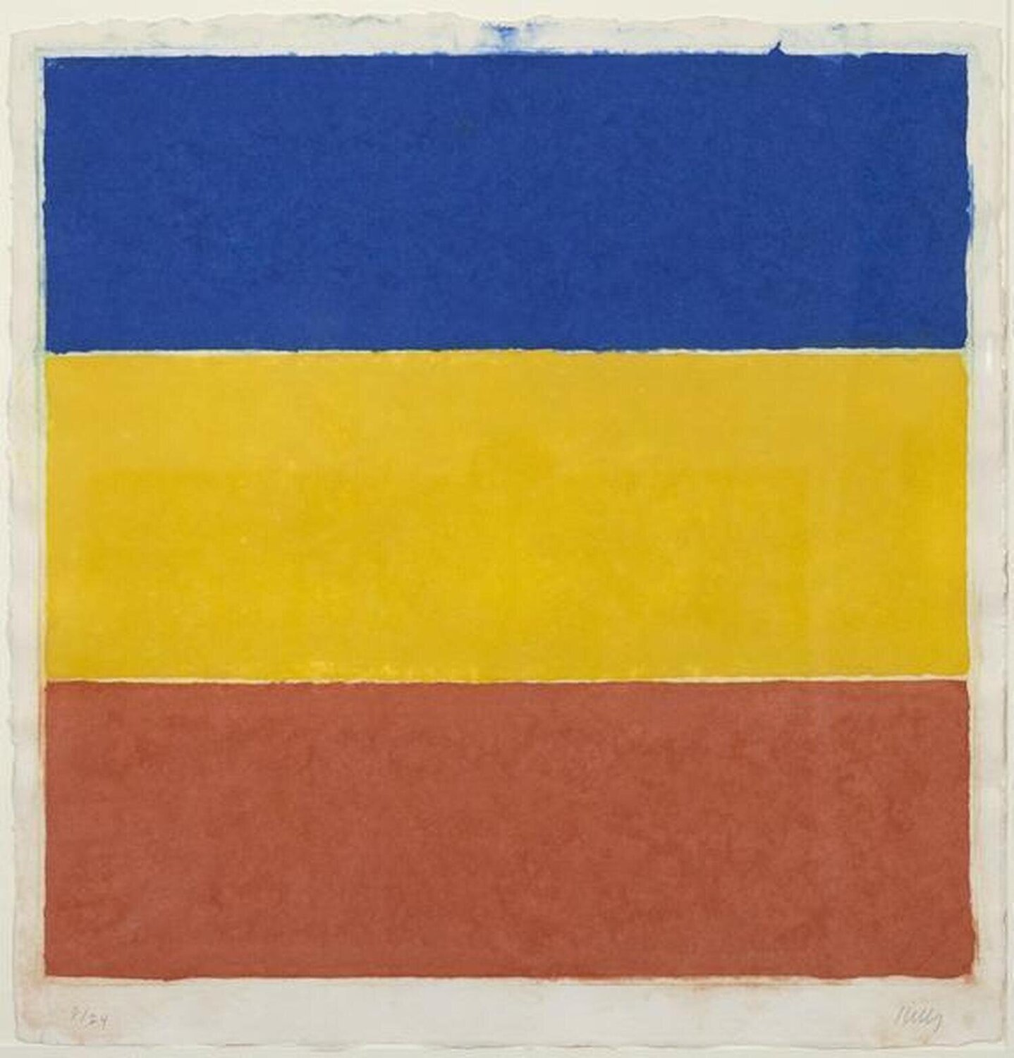 Colored Paper XVI Ellsworth Kelly