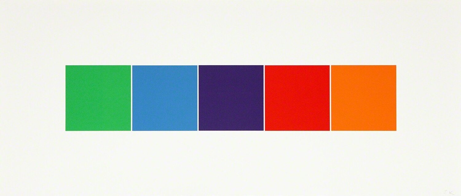 Color Squares 4 Ellsworth Kelly