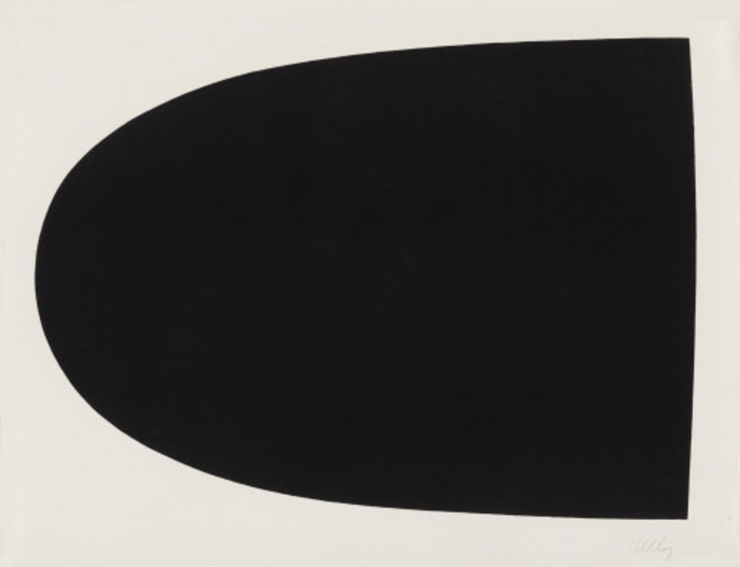Black, from the 9 Portfolio Ellsworth Kelly