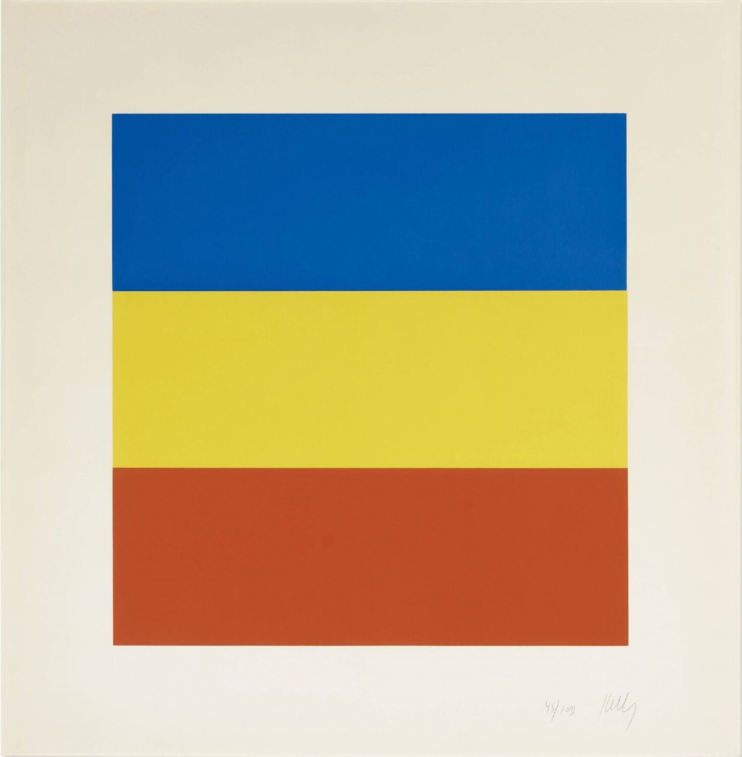 Blue, Yellow, Red Ellsworth Kelly
